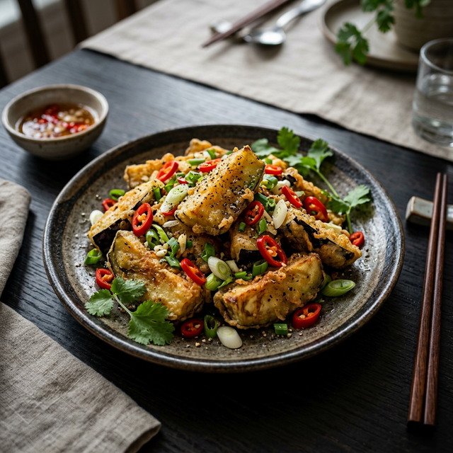 Salt & Pepper Eggplant